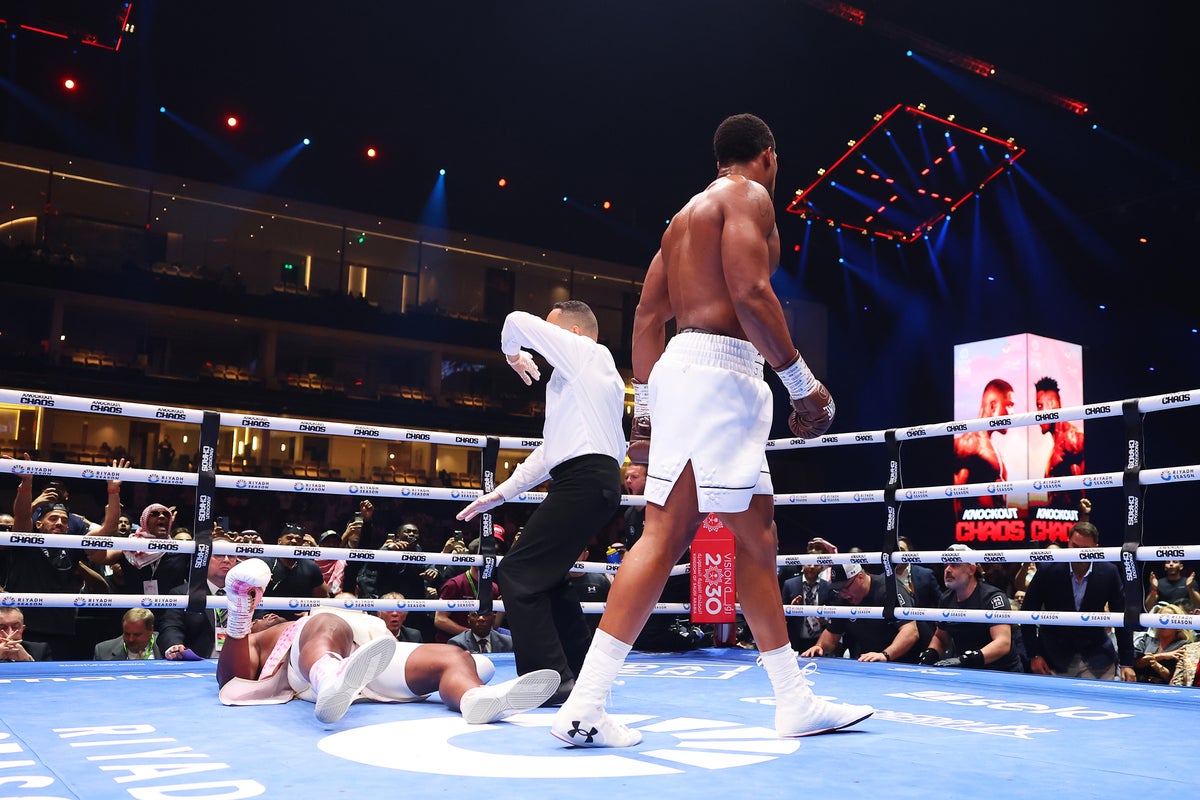 Anthony Joshua Nears Comeback Fight Against Olympic Gold Medalist Tony Yoka