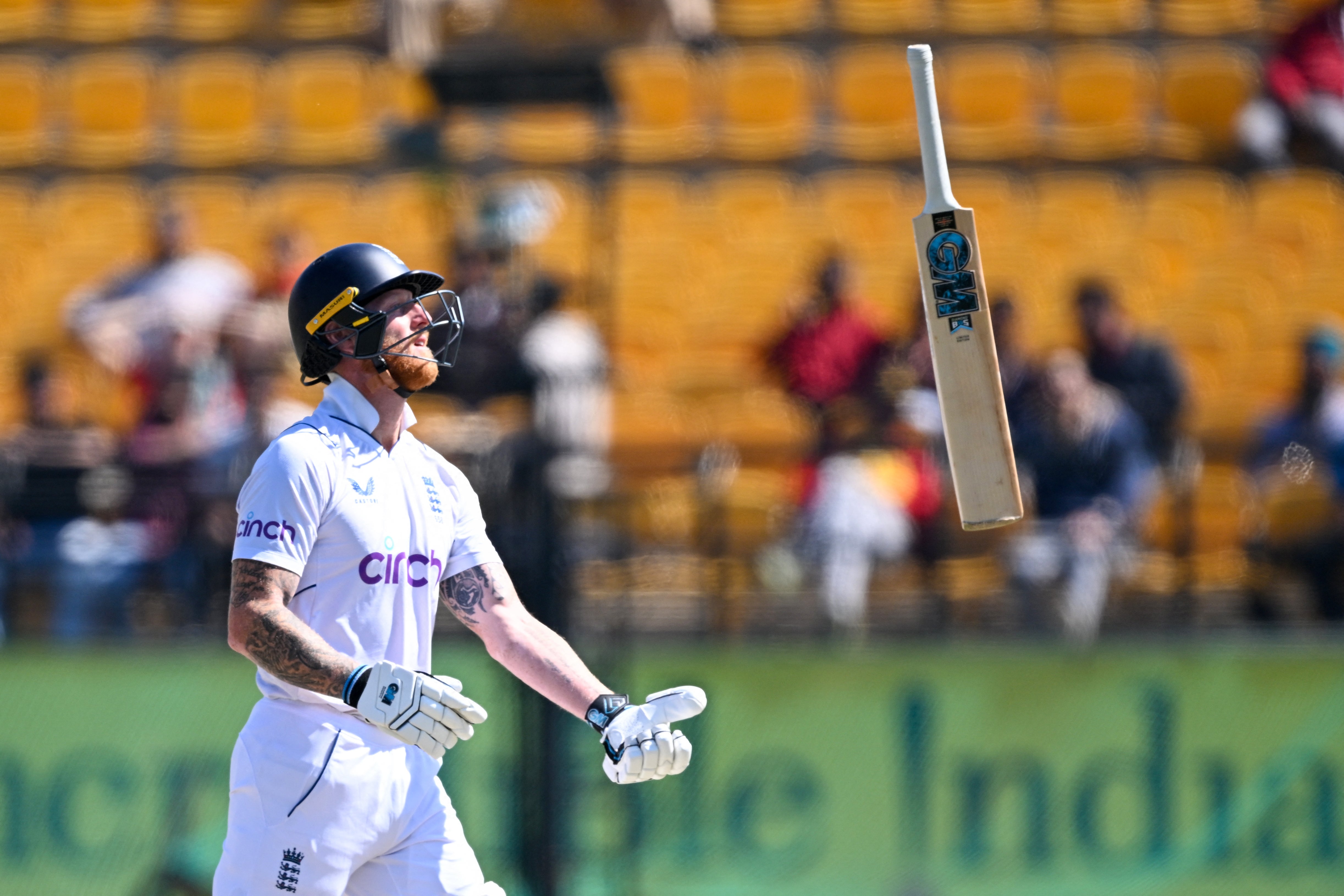 Ben Stokes led the frustration at defeat in Dharamsala