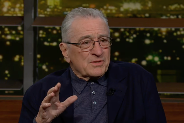<p>Robert De Niro on Real Time with Bill Maher</p>