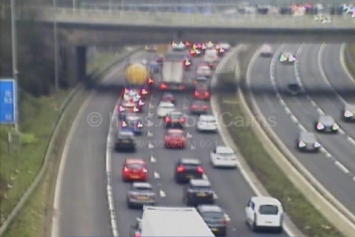 Audi driver killed driving wrong way down M62 before smashing into Amazon lorry