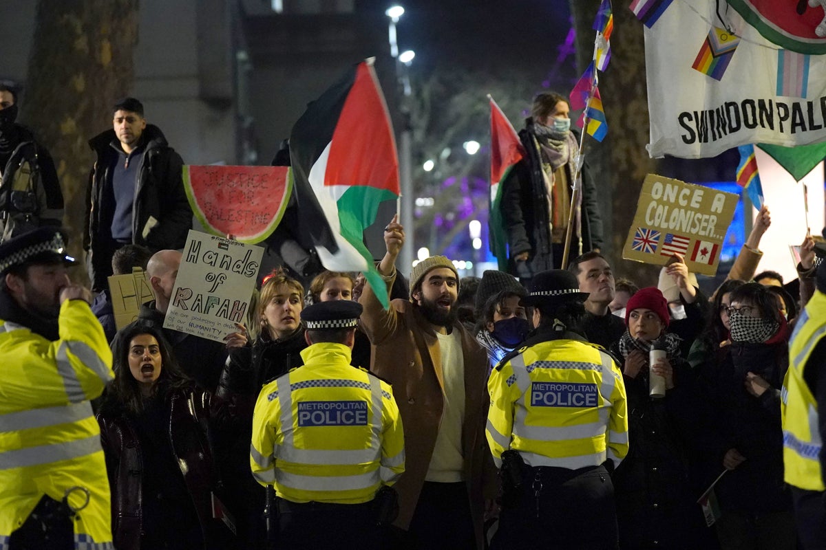 500 police deployed for protests in London amid tensions over Israel-Gaza war