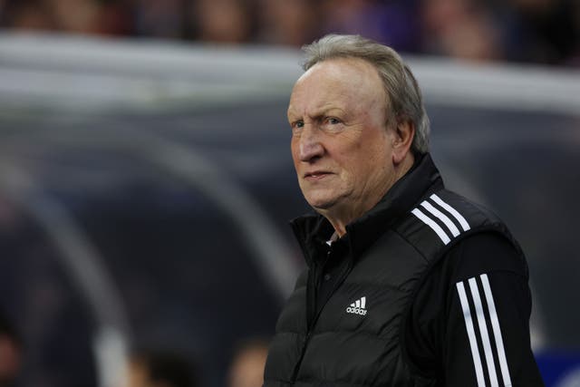 <p>Warnock’s first match in charge was a 2-1 defeat to Rangers last month  </p>
