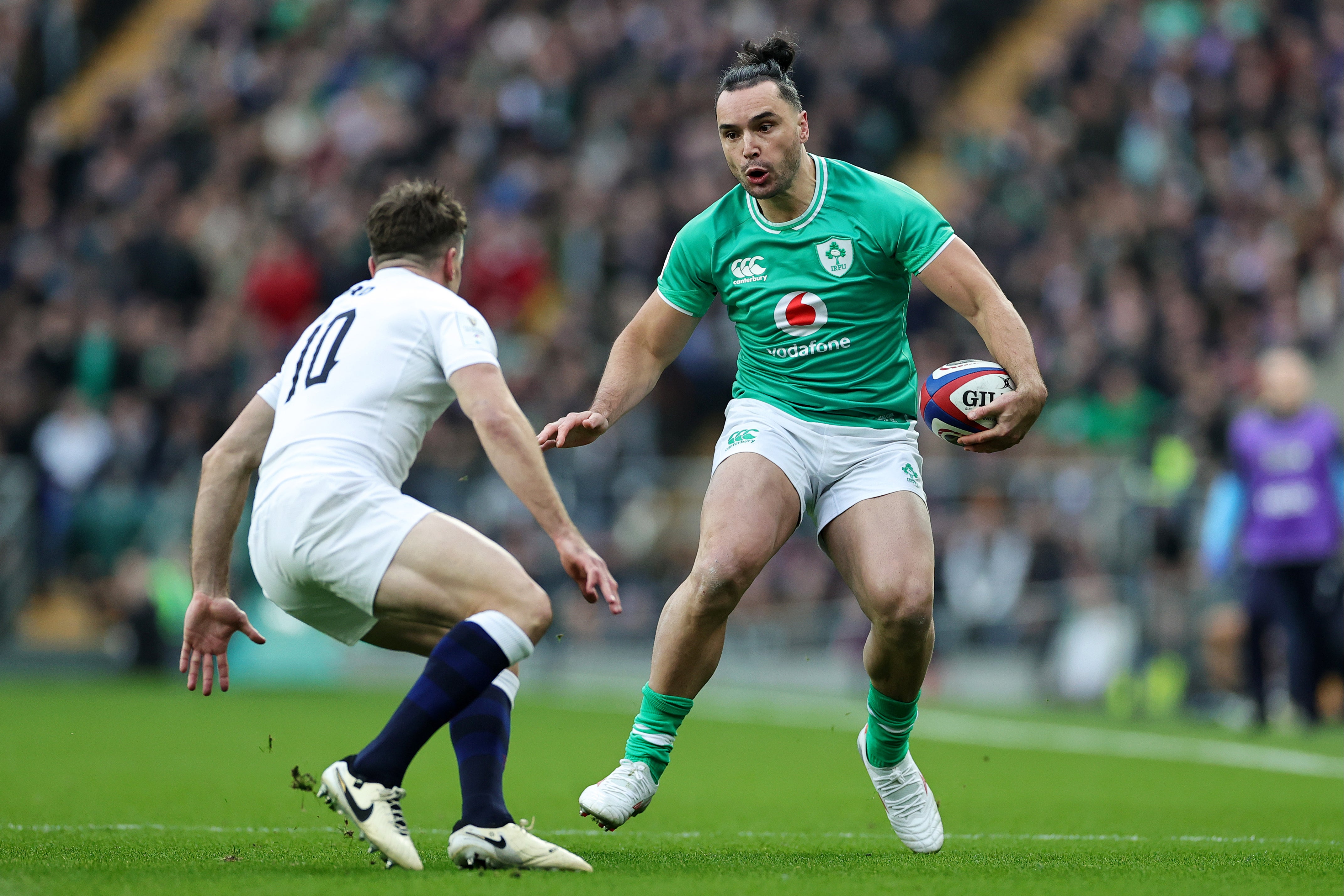 James Lowe appeared to have given Ireland victory