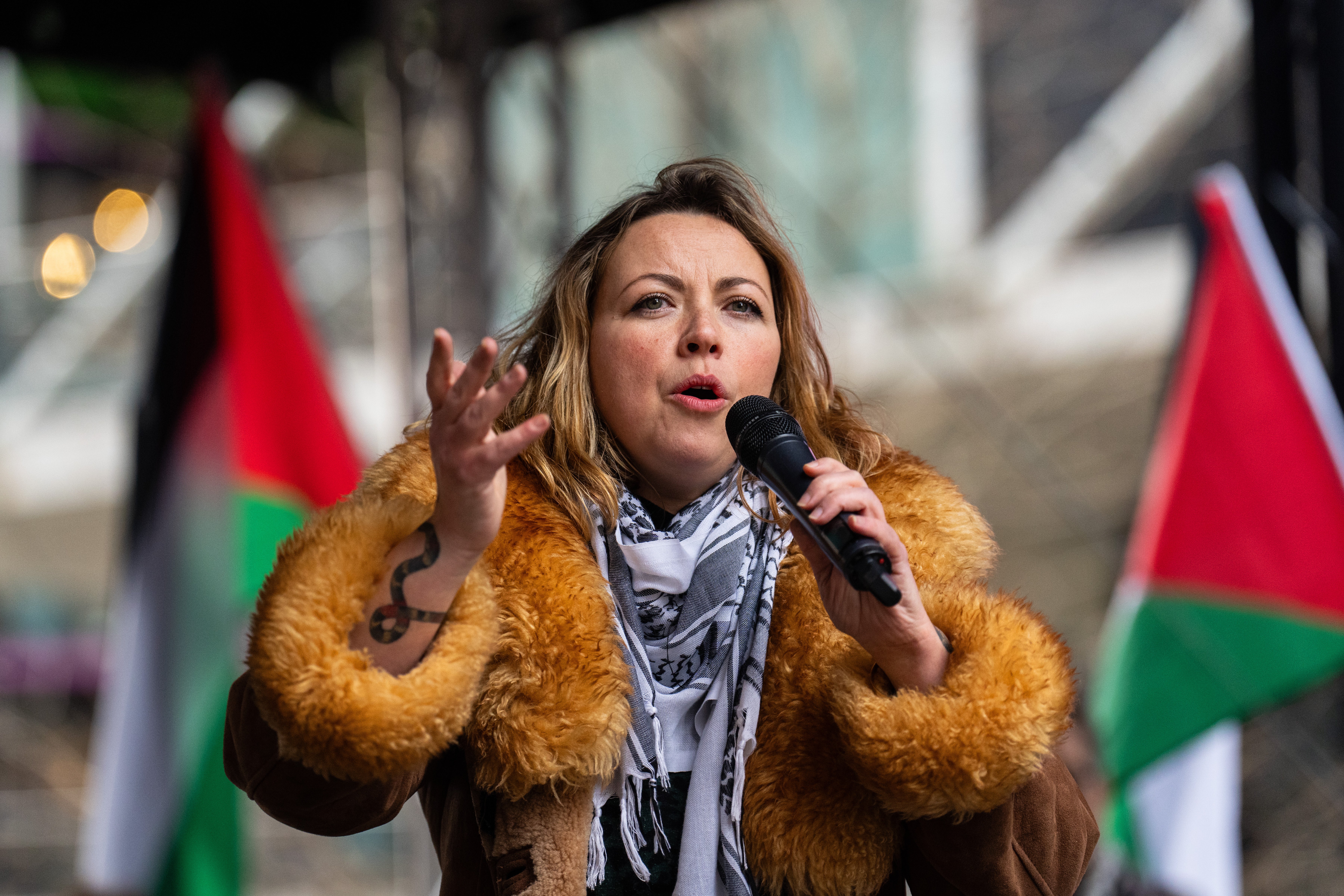 Charlotte Church previously spoke at a pro-Palestine rally in London