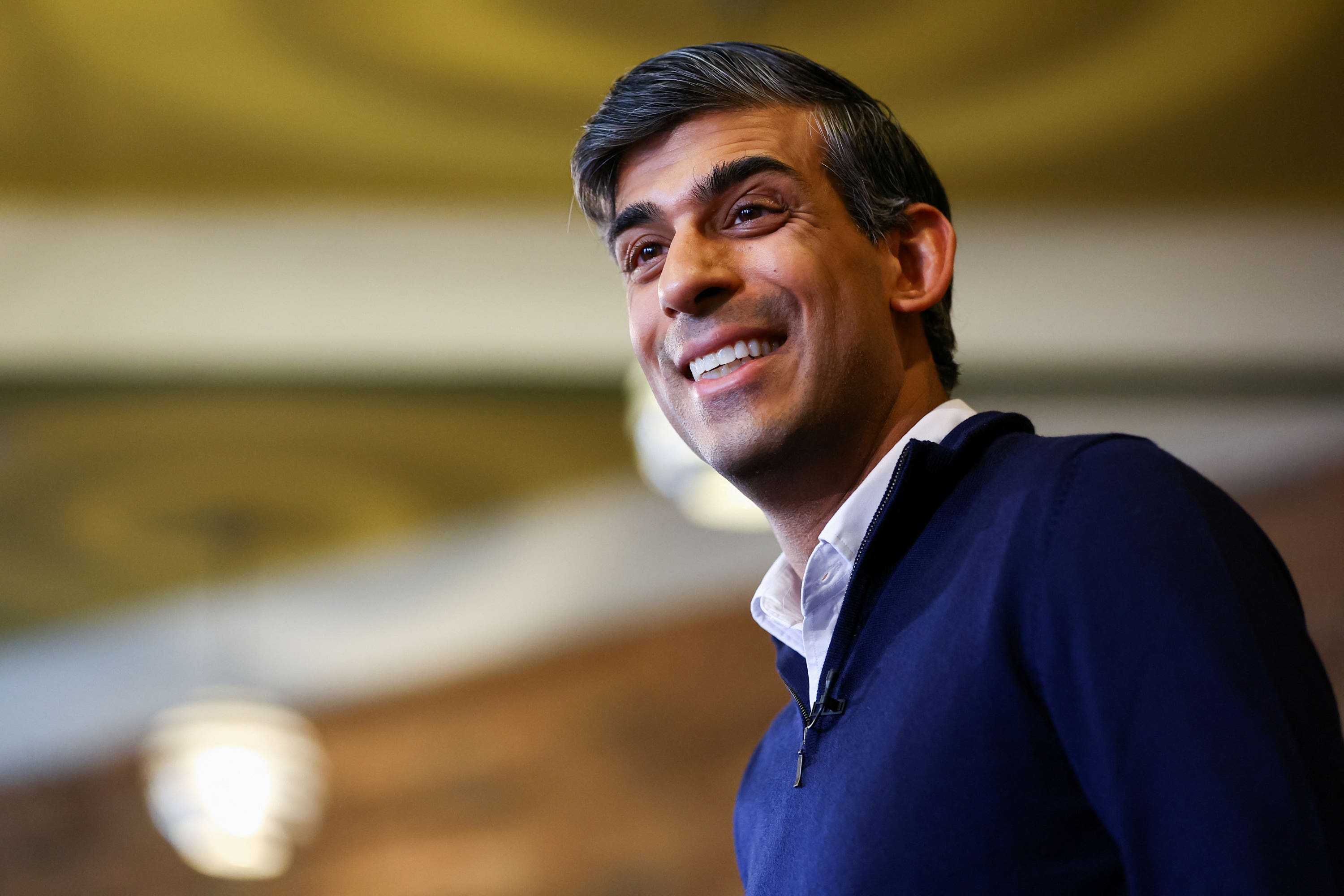 Prime Minister Rishi Sunak said ‘significant progress’ could be made towards the goal of eliminating the tax during the next parliament if his party remains in power (Carl Recine/PA)
