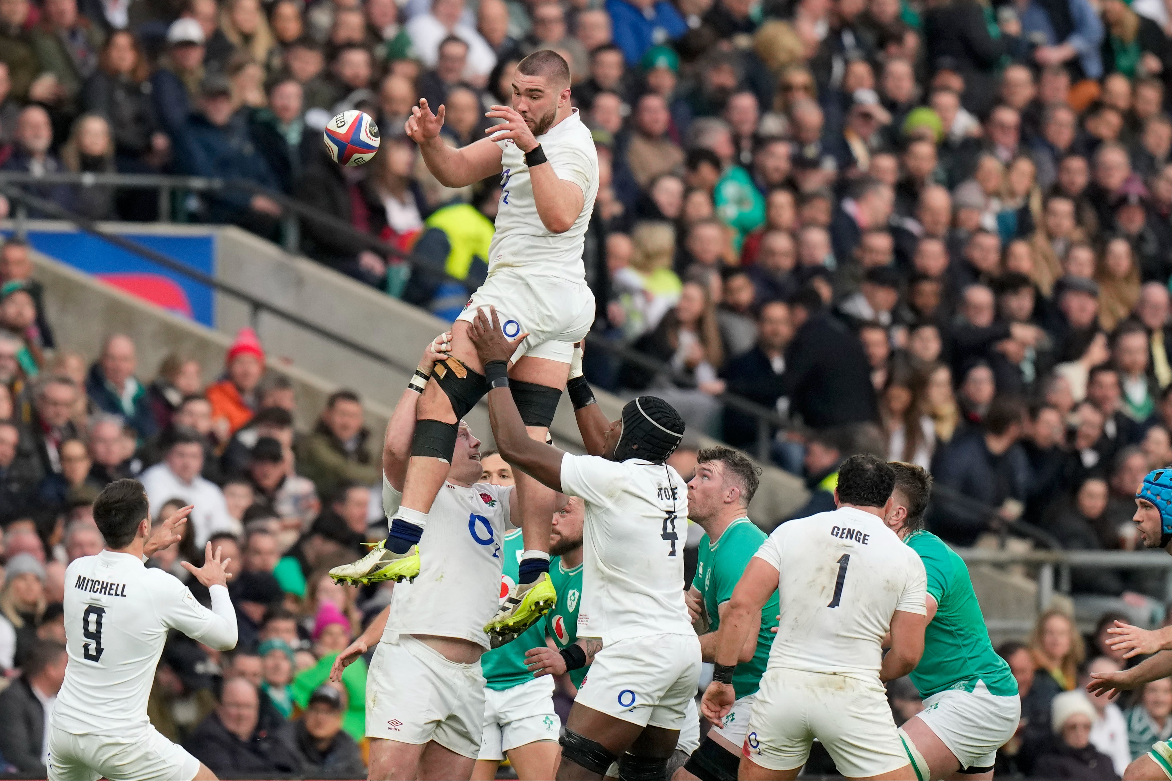 George Martin helped England dominate the lineout