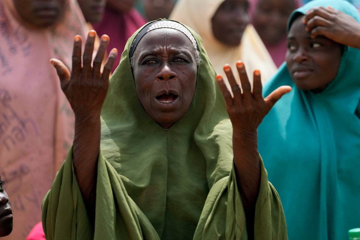 5 of her kids were abducted from a Nigerian school. All she has left is hope and prayers