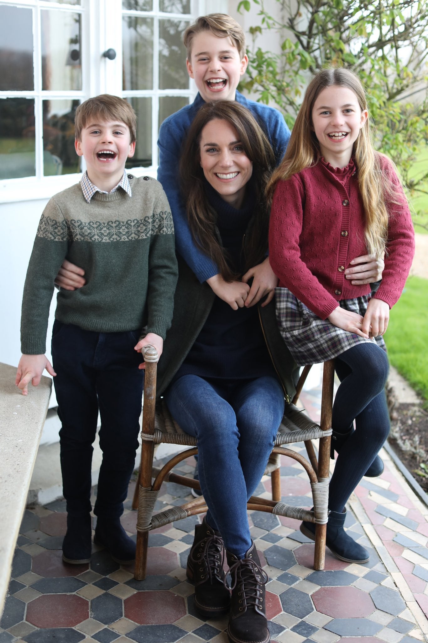 Kensington Palace recently released a doctored Mother’s Day picture of Kate and her three children