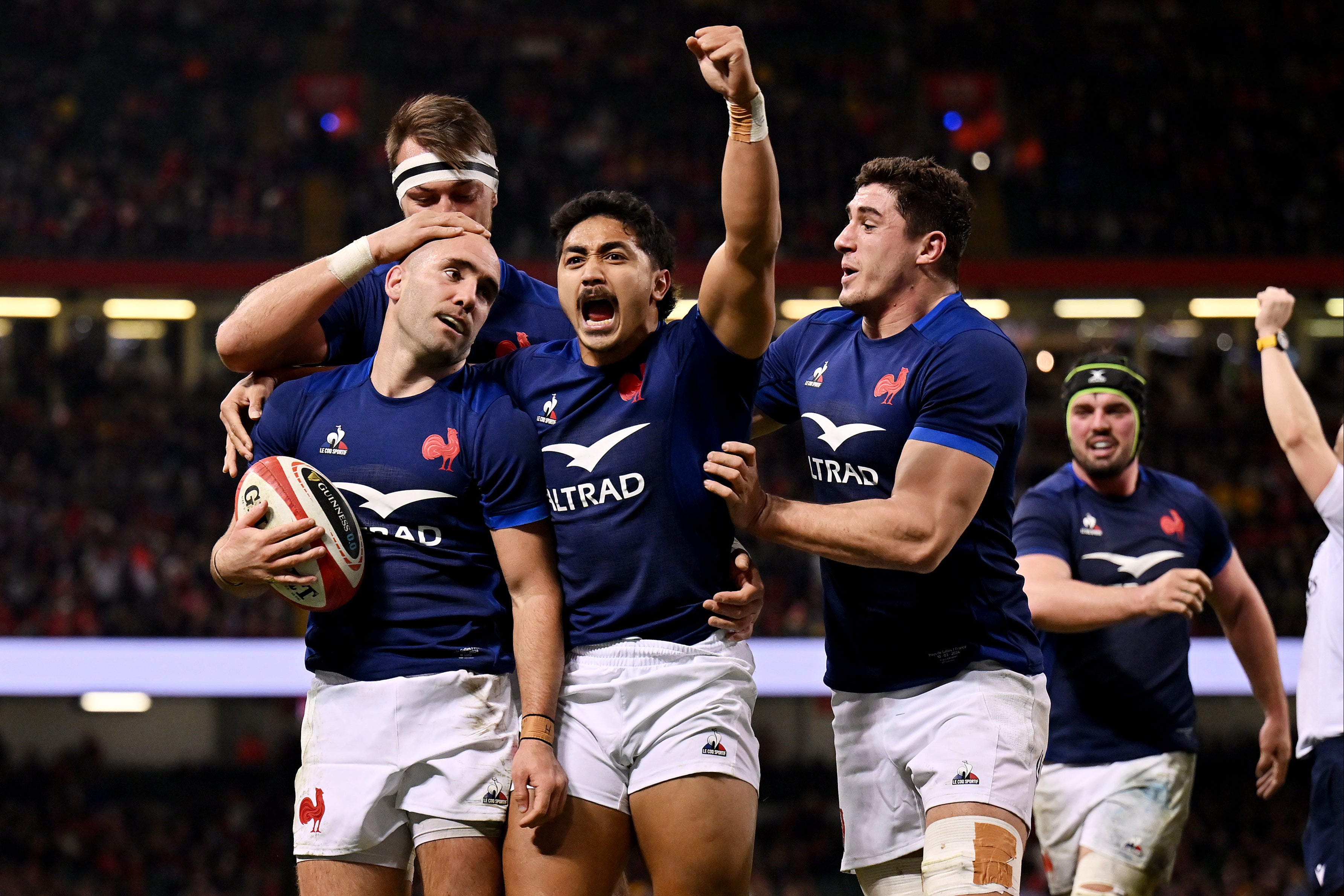 France secured victory thanks to a final-quarter surge in Cardiff