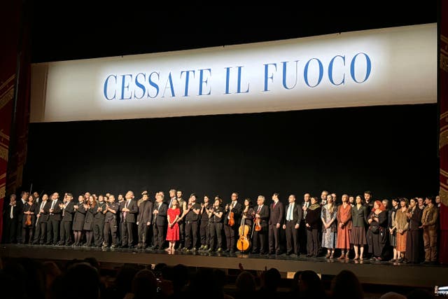 Italy La Scala Ceasefire