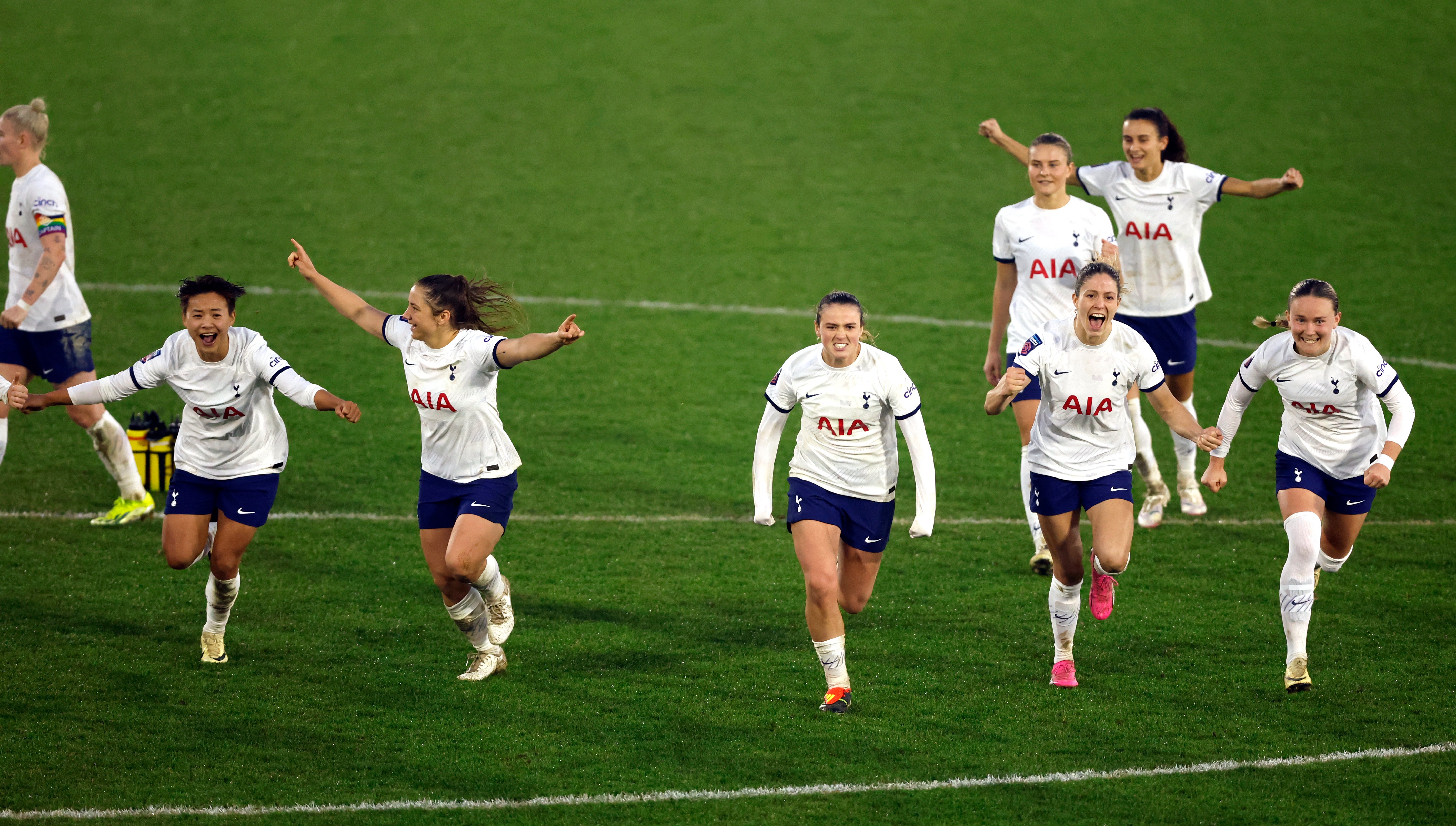 Spurs won 4-3 on penalties