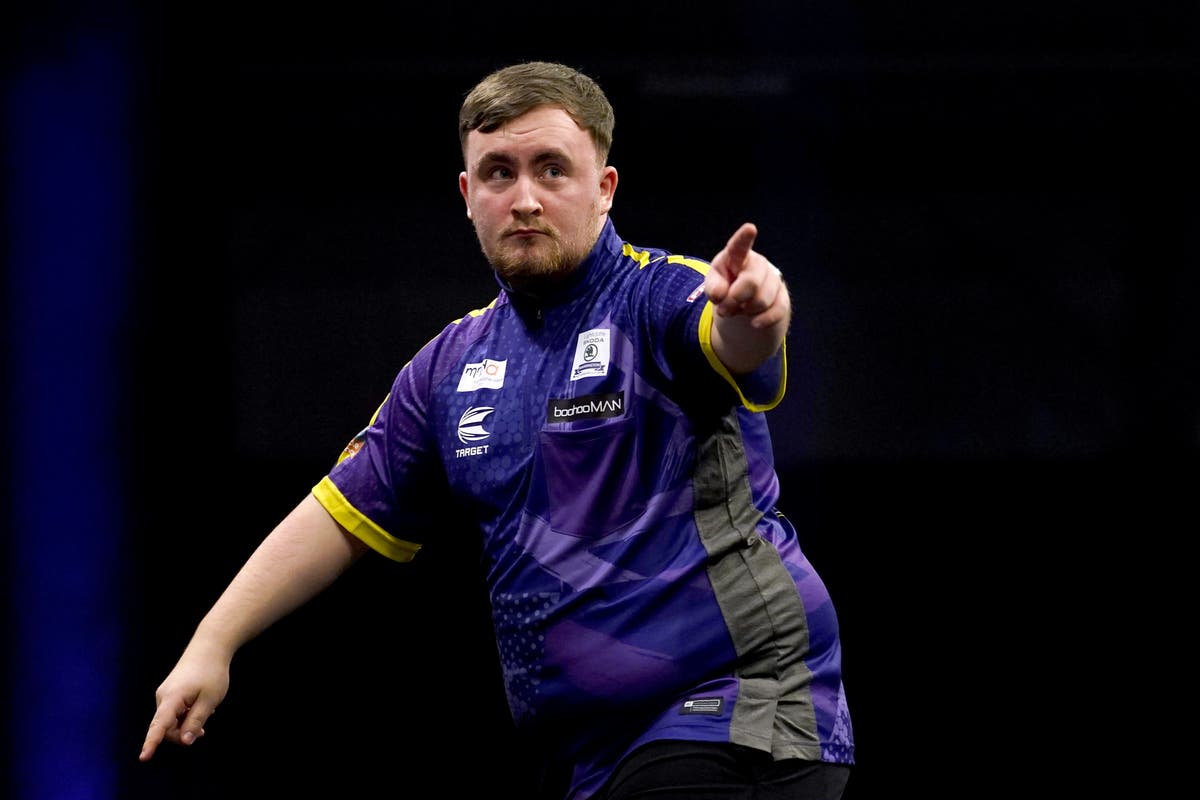 Luke Littler hits perfect leg en route to winning Belgian Open