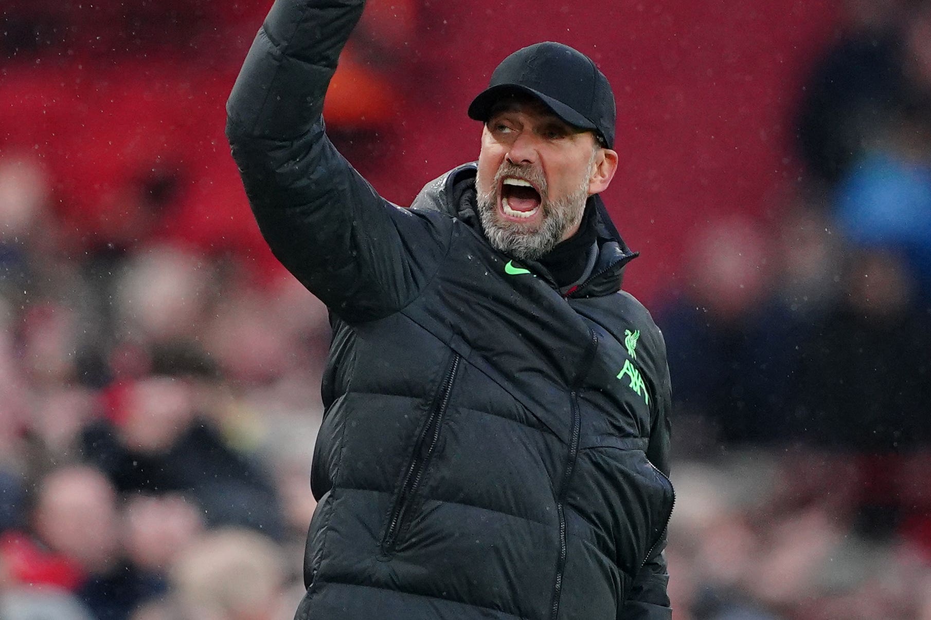 Jurgen Klopp felt Liverpool should have had a late penalty against Manchester City (Peter Byrne/PA)