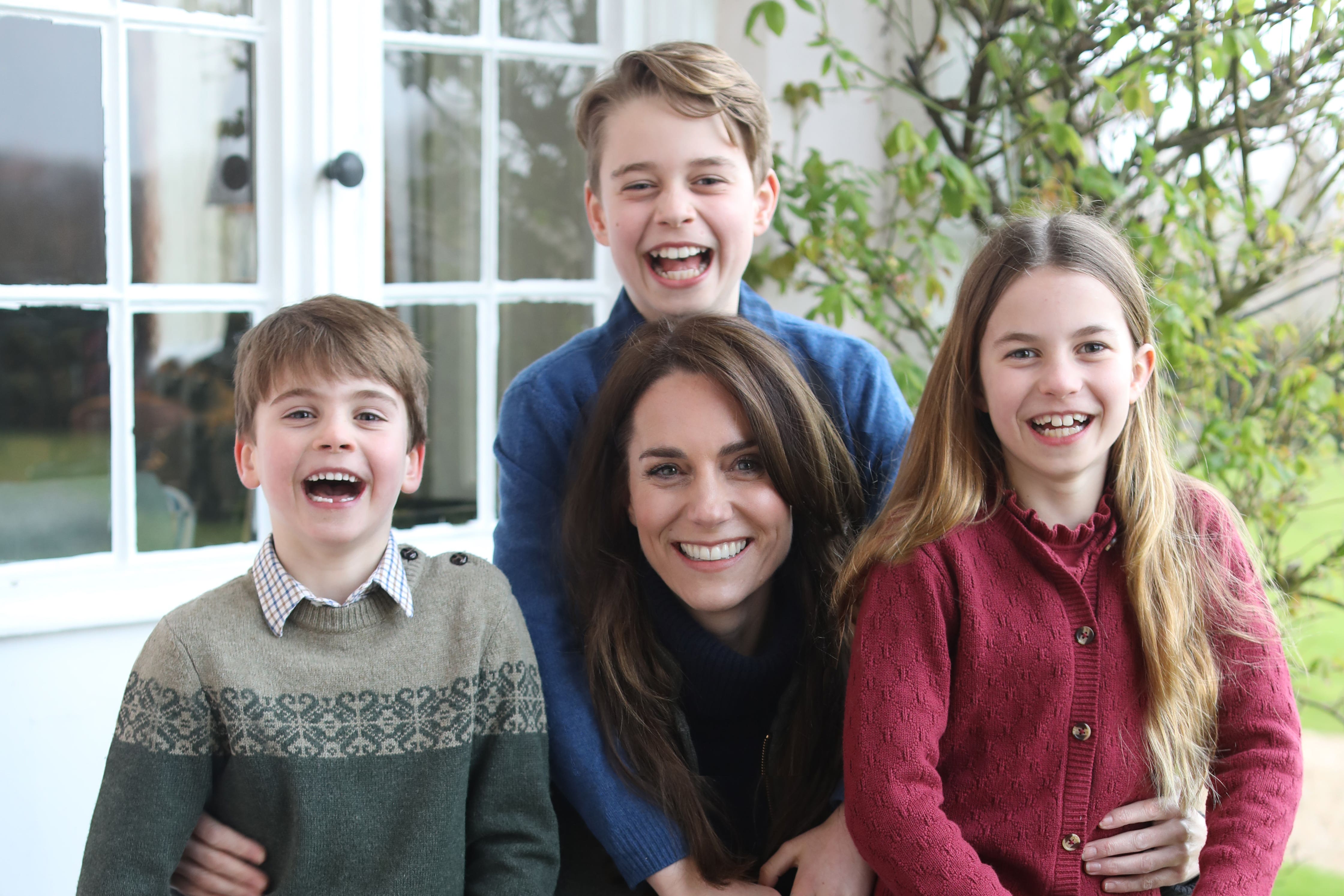 The Princess of Wales and her children (The Prince of Wales/PA)