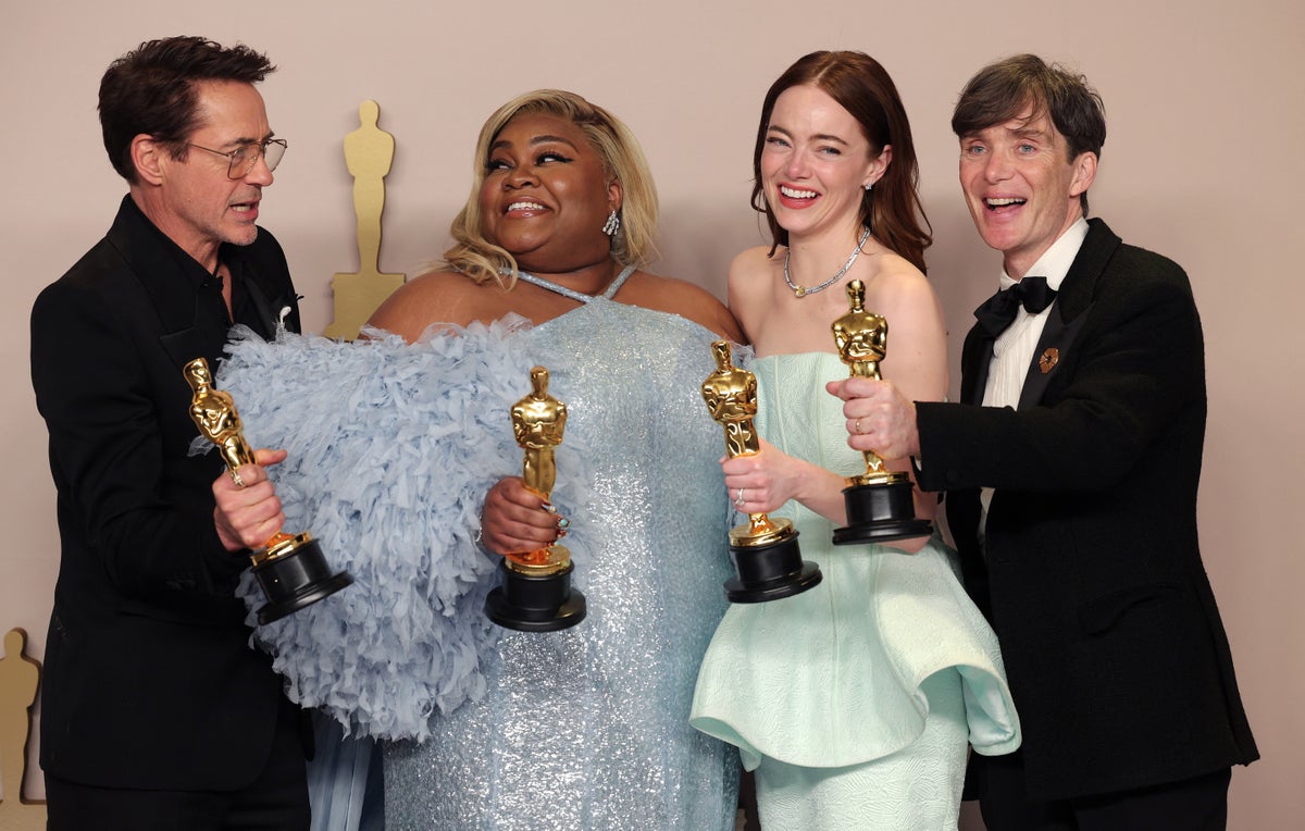 Oppenheimer dominates Oscars with sweep of top awards amid shock Emma Stone win