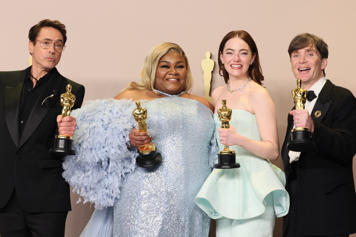 Oscars 2024 live highlights Oppenheimer and Emma Stone scoop big