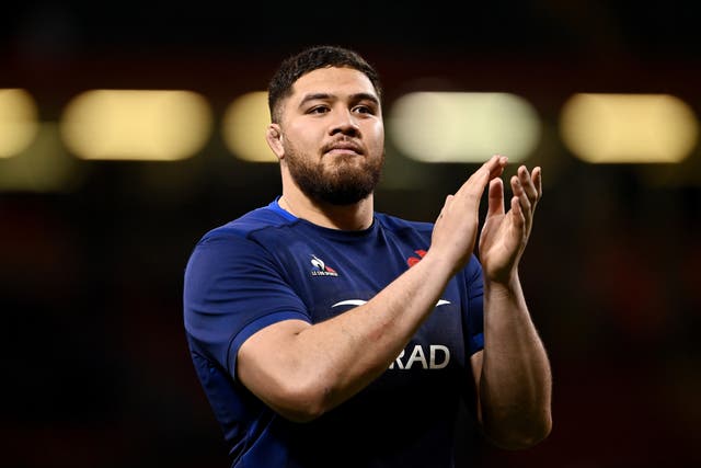 <p>Emmanuel Meafou made his France debut in the win over Wales </p>