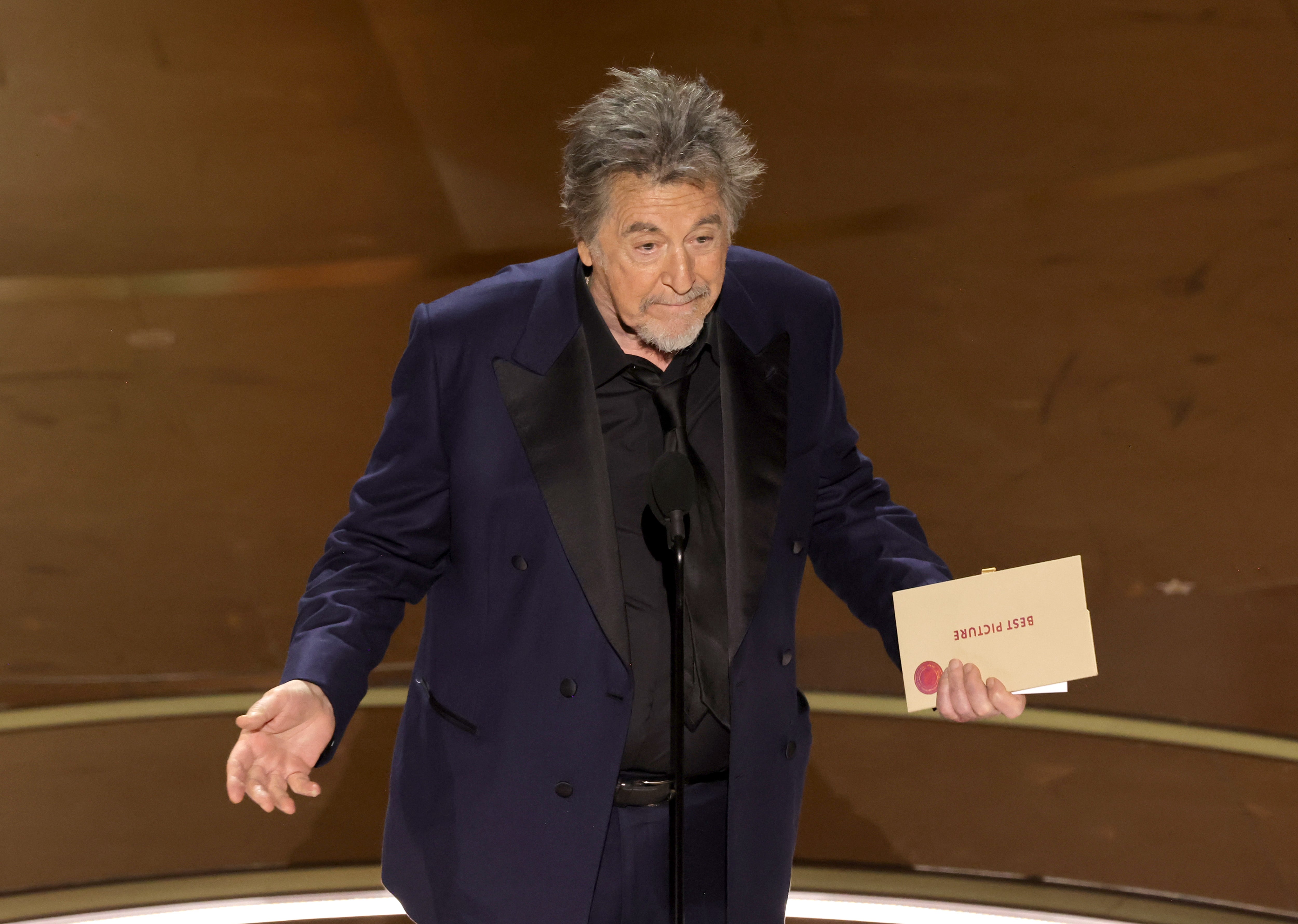 Al Pacino presenting Best Picture at the 2024 Oscars