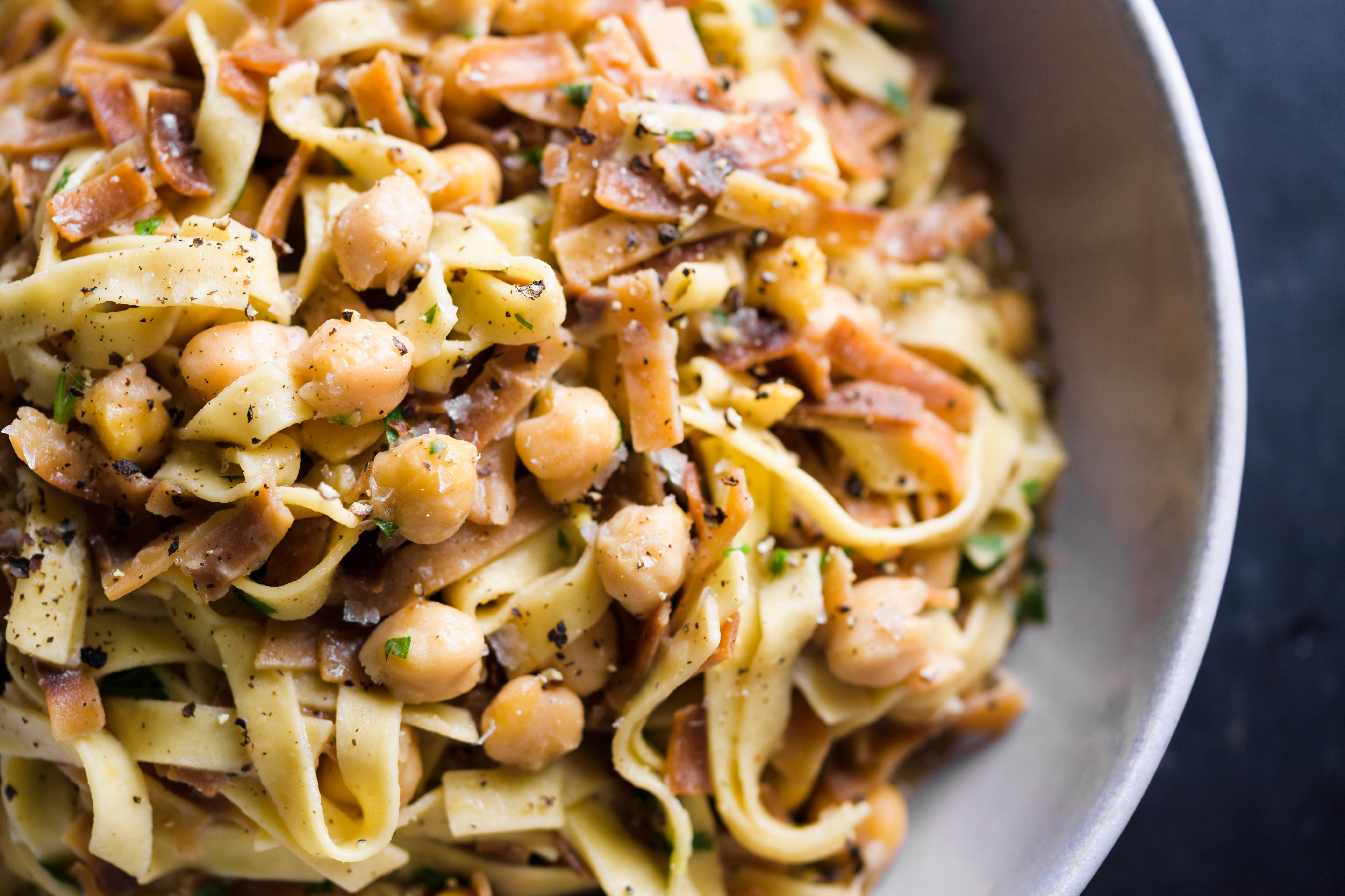 Food-Recipe-MilkStreet-Crispy Chickpea Pasta