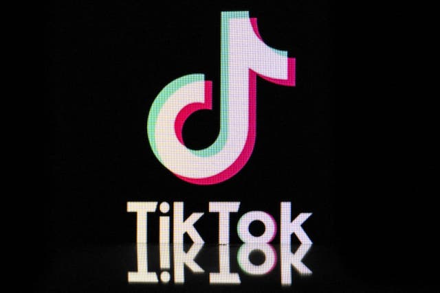 <p>The logo for the TikTok app pictured in Mulhouse, France on 19 October, 2023</p>