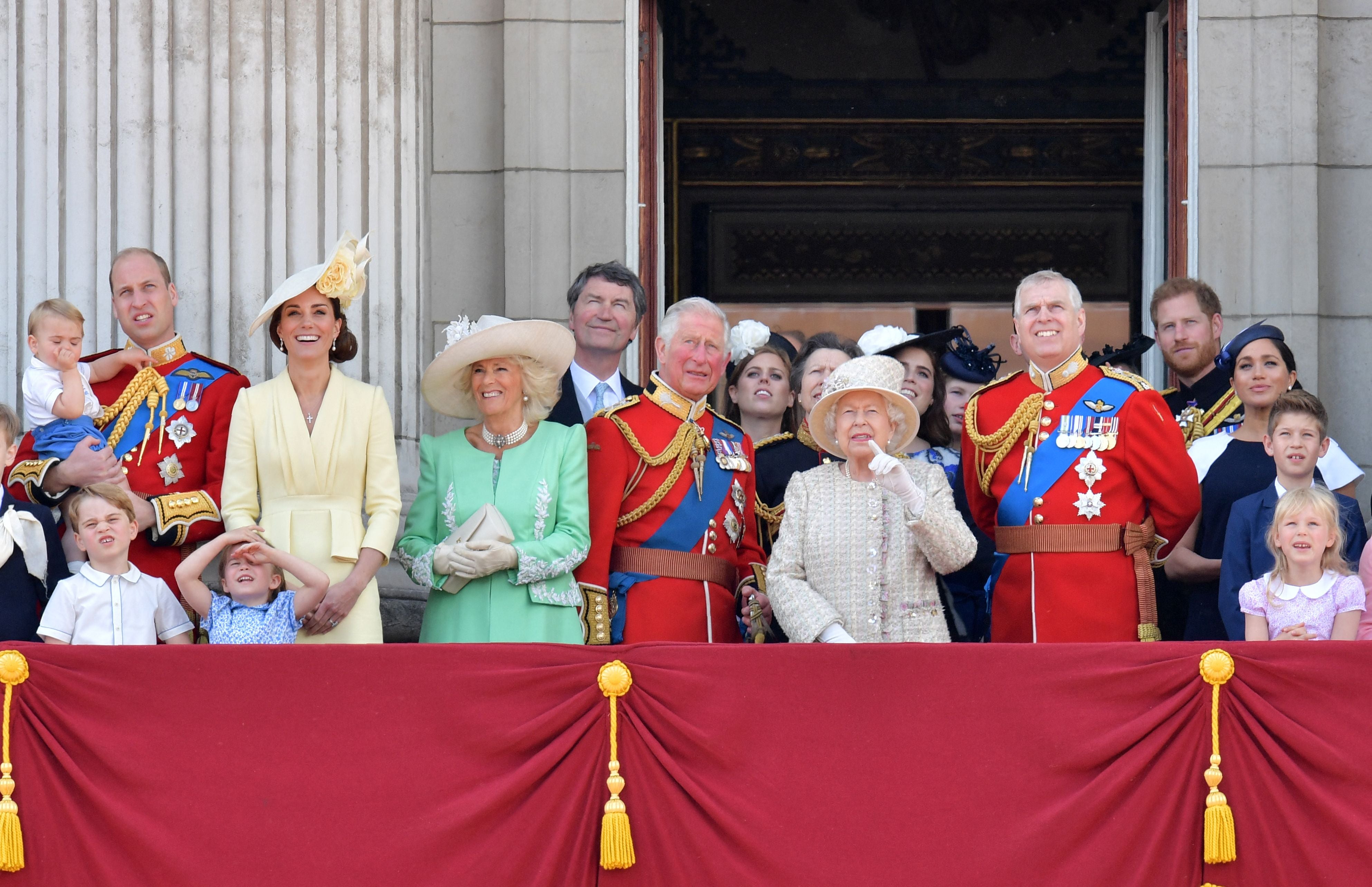 Der Balkon des Buckingham Palace war während der Herrschaft von Königin Elisabeth II. viel voller.