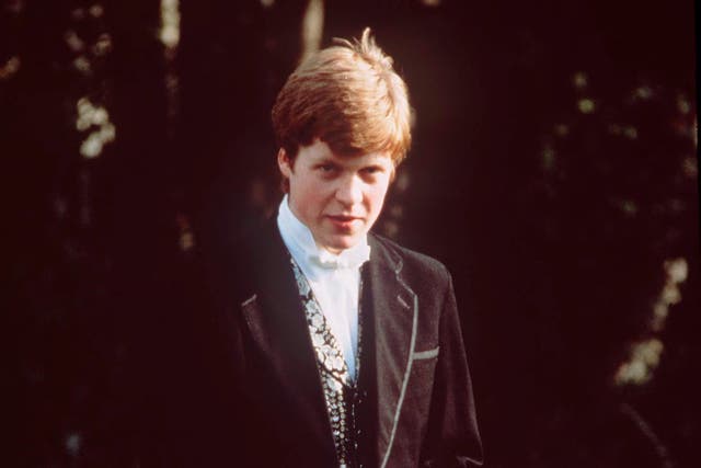 <p>Charles Spencer as a teenager at Eton, the school he attended after his traumatic experiences as a boarder at Maidwell Hall between the ages of eight and 13</p>