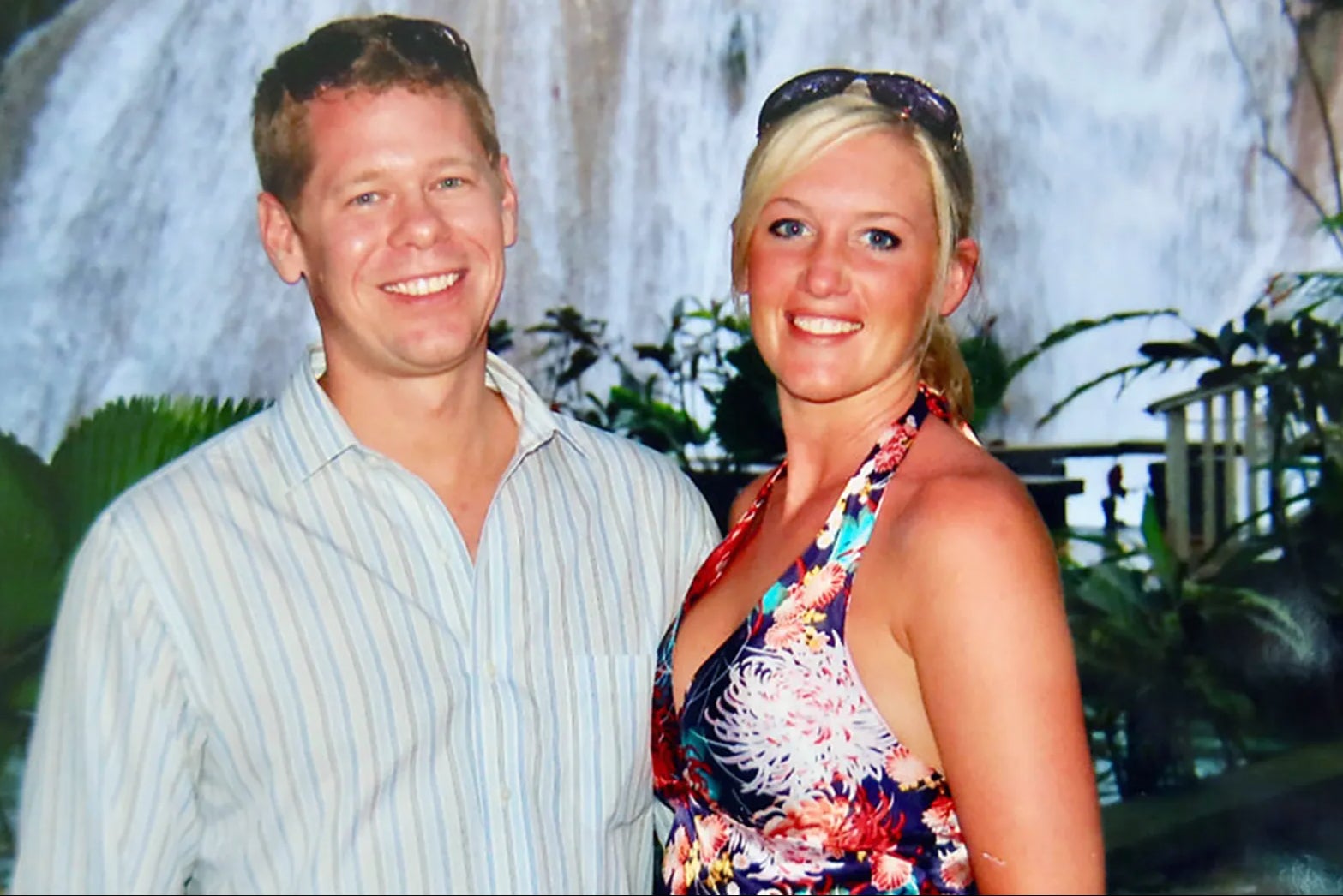 Ryan Bane pictured with his ex-wife Cori Stevenson