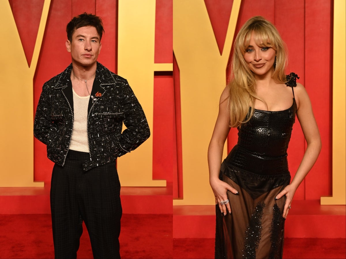 Fans gush over Barry Keoghan being ‘distracted’ as Sabrina Carpenter poses at Oscars after party