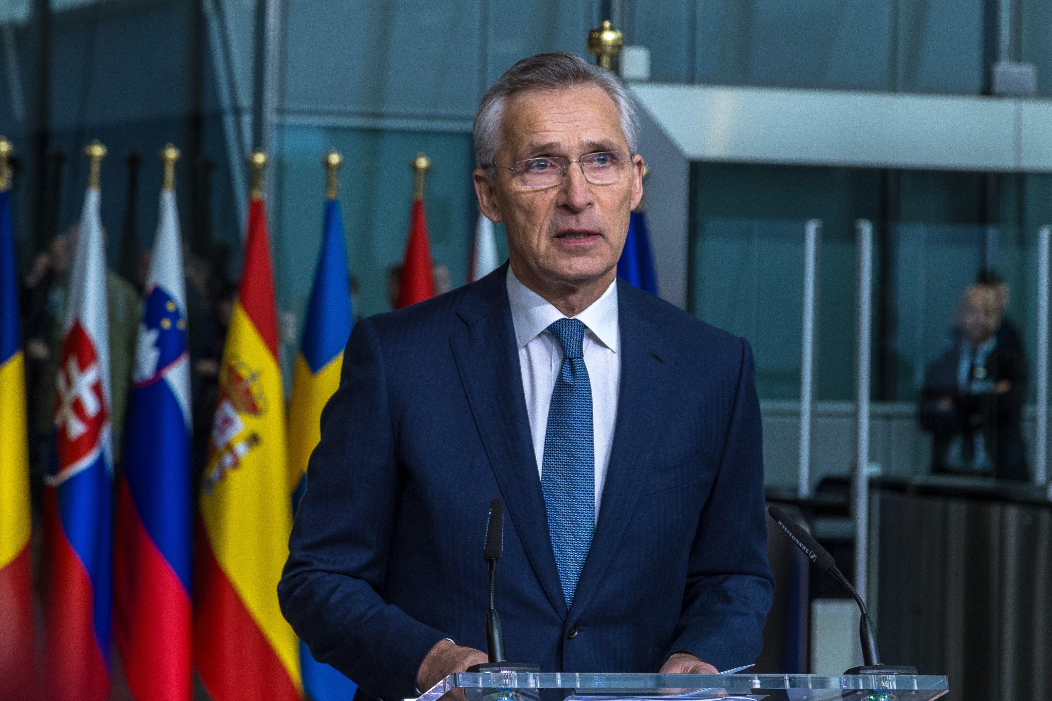 Nato secretary general Jens Stoltenberg said that providing military aid to Ukraine was the best option to push towards a peaceful solution