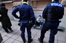Swedish police drag Greta Thunberg from climate protest blocking parliament entrance
