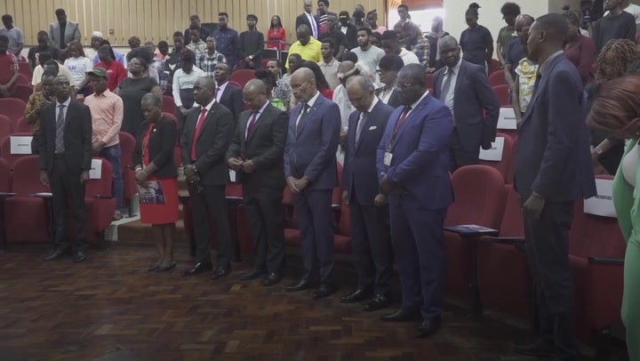 <p>Watch: Haiti prime minister Ariel Henry confirms he will step down in bid to end violence.</p>