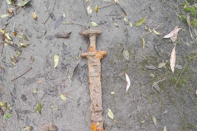 <p>The 1,100-year-old sword was found in the River Cherwell </p>