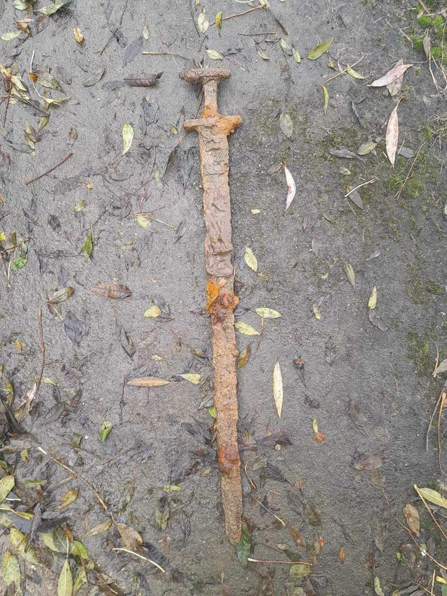 <p>The 1,100-year-old sword was found in the River Cherwell </p>