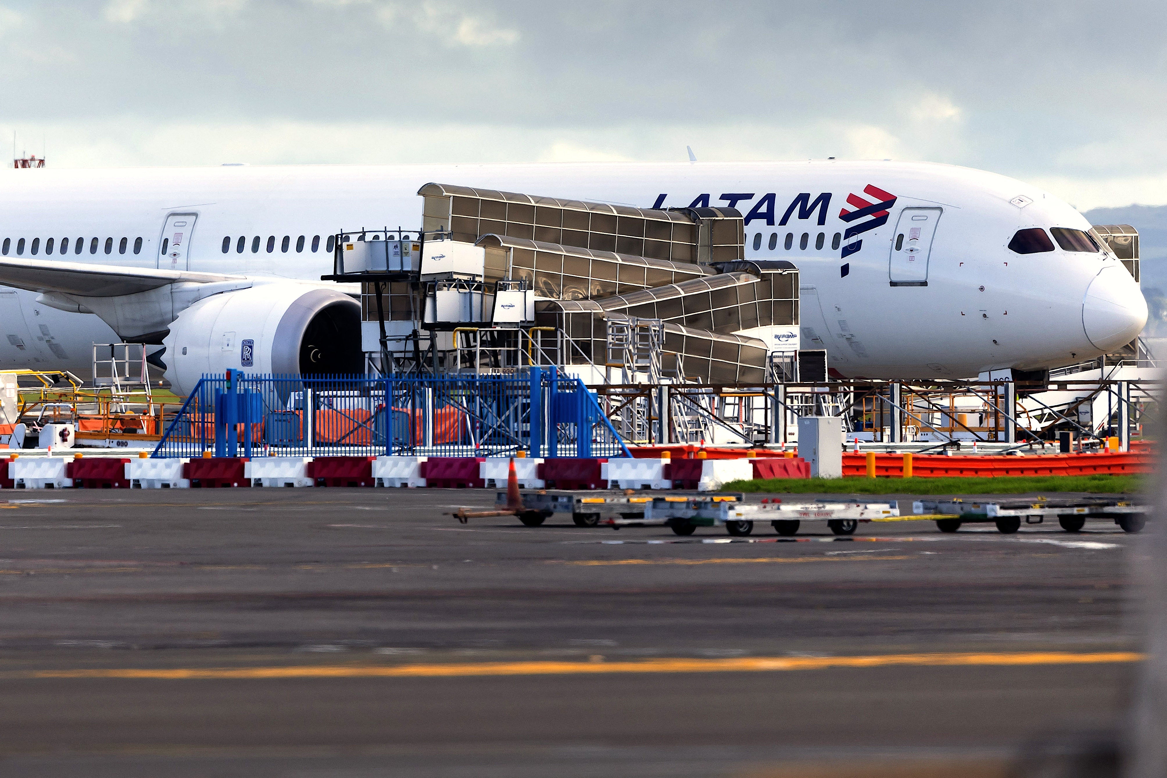 The LATAM Airlines Boeing 787 Dreamliner plane that suddenly lost altitude mid-flight