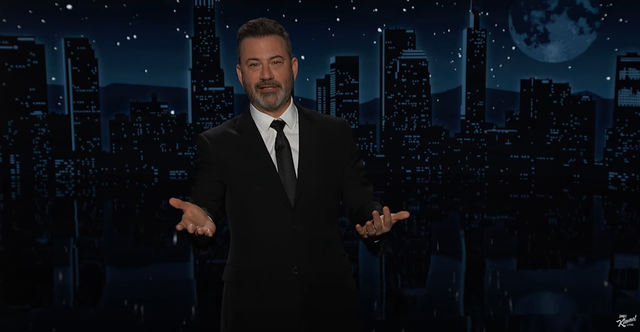 <p>Jimmy Kimmel can’t resist bringing up Donald Trump’s criticism of the Oscars </p>