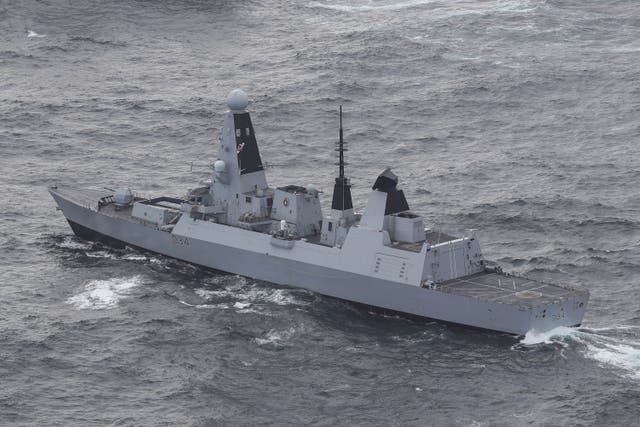 HMS Diamond (LPhot Belinda Alker/MoD/Crown copyright/PA)