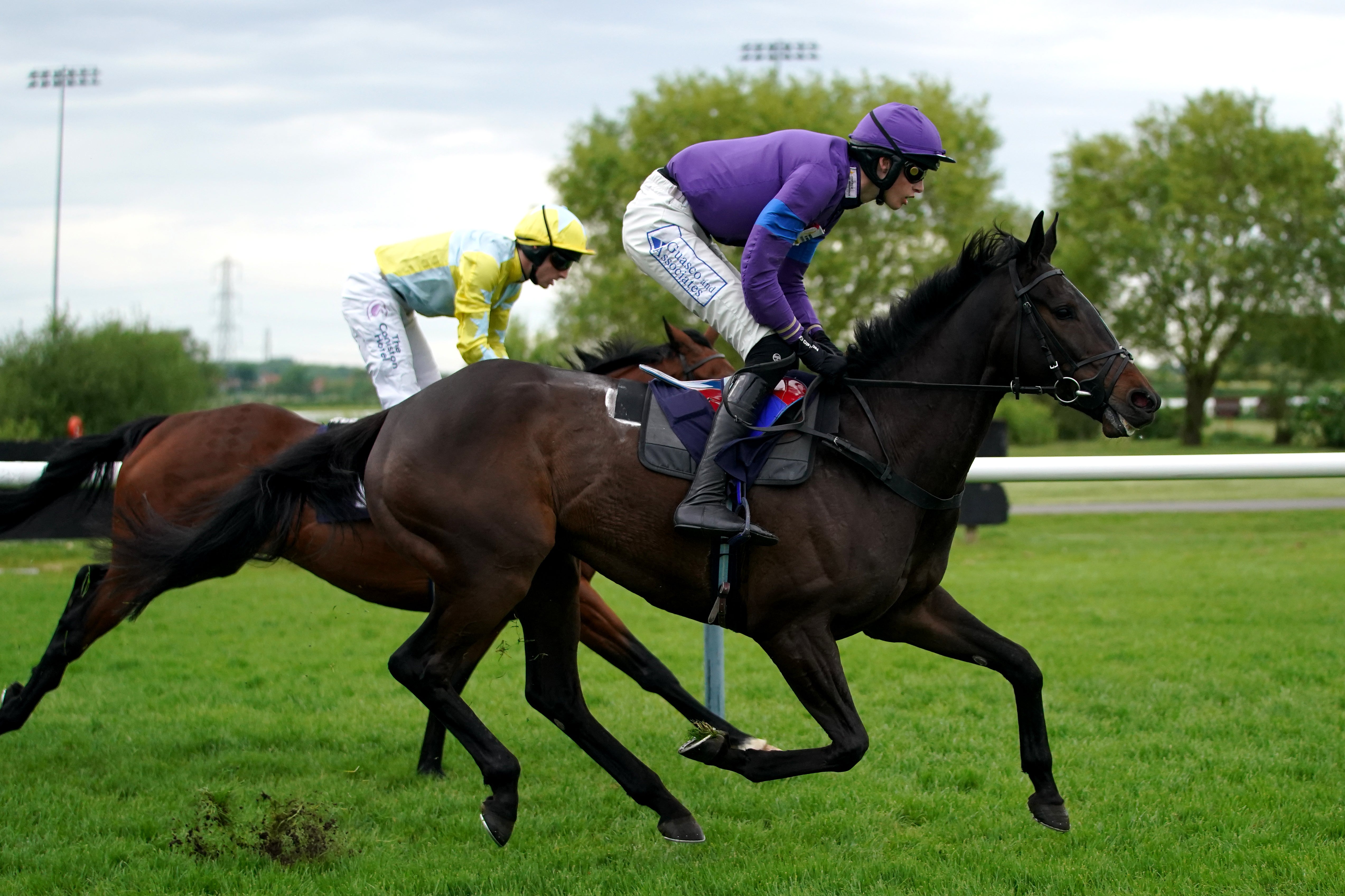 Jack Andrews has found success despite his unusual height for a jockey