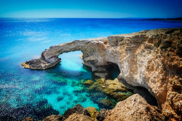 <p>Ayia Napa’s Bridge of Love is one of Cyprus’s most beautiful natural attractions </p>