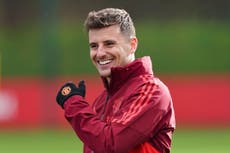 Mason Mount back in Manchester United training after four months out