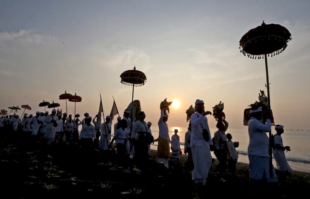 APTOPIX Indonesia Bali New Year Photo Gallery