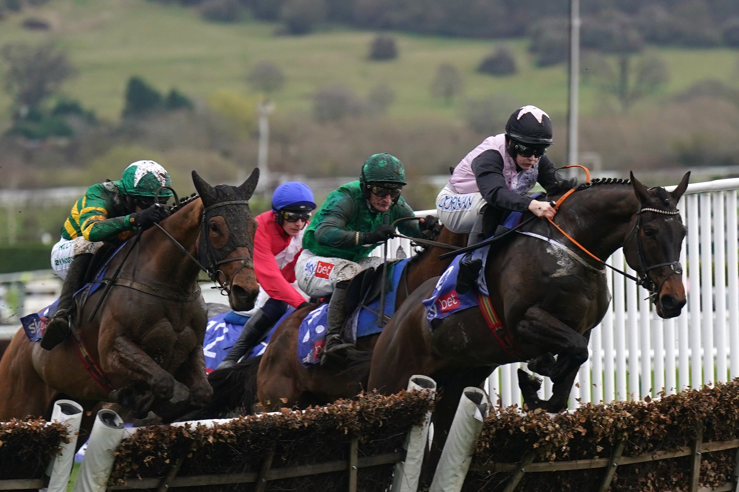 Rachael Blackmore and Slade Steel won the Supreme Novices Hurdle to the delight of watching spectators