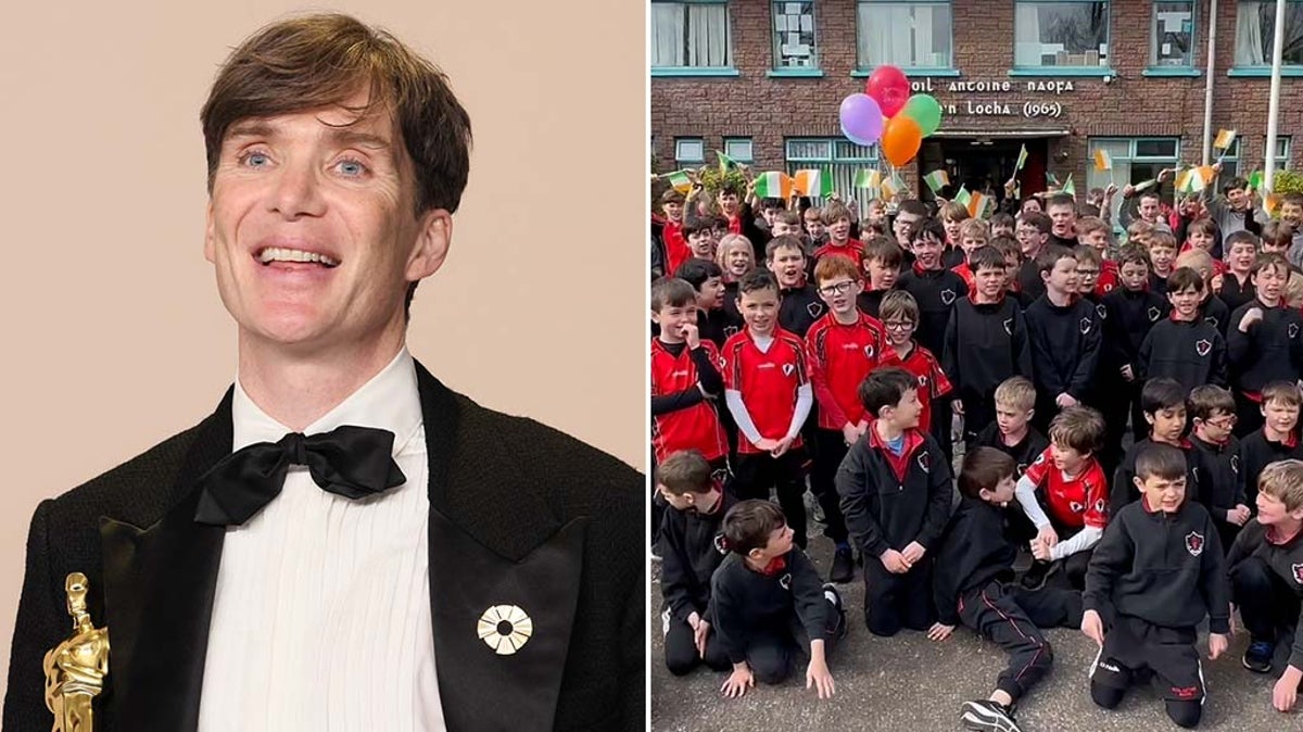 Watch: Cillian Murphy’s primary school reacts to Oscar win
