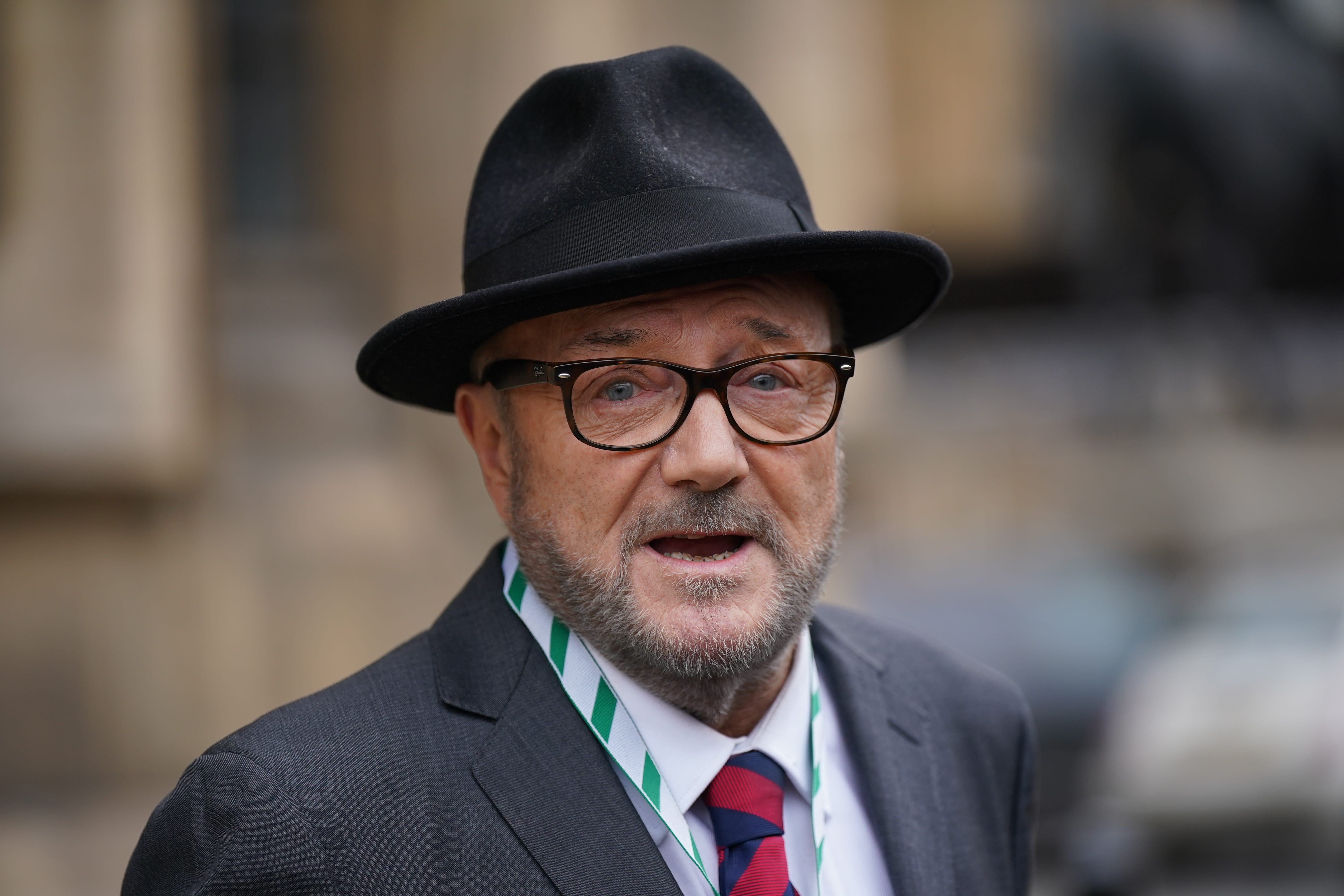 George Galloway was elected to Parliament again in the Rochalde by-election (PA)