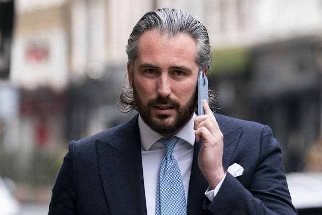 Lawrence has denied punching and biting his ex-girlfriend (Jordan Pettitt/PA)