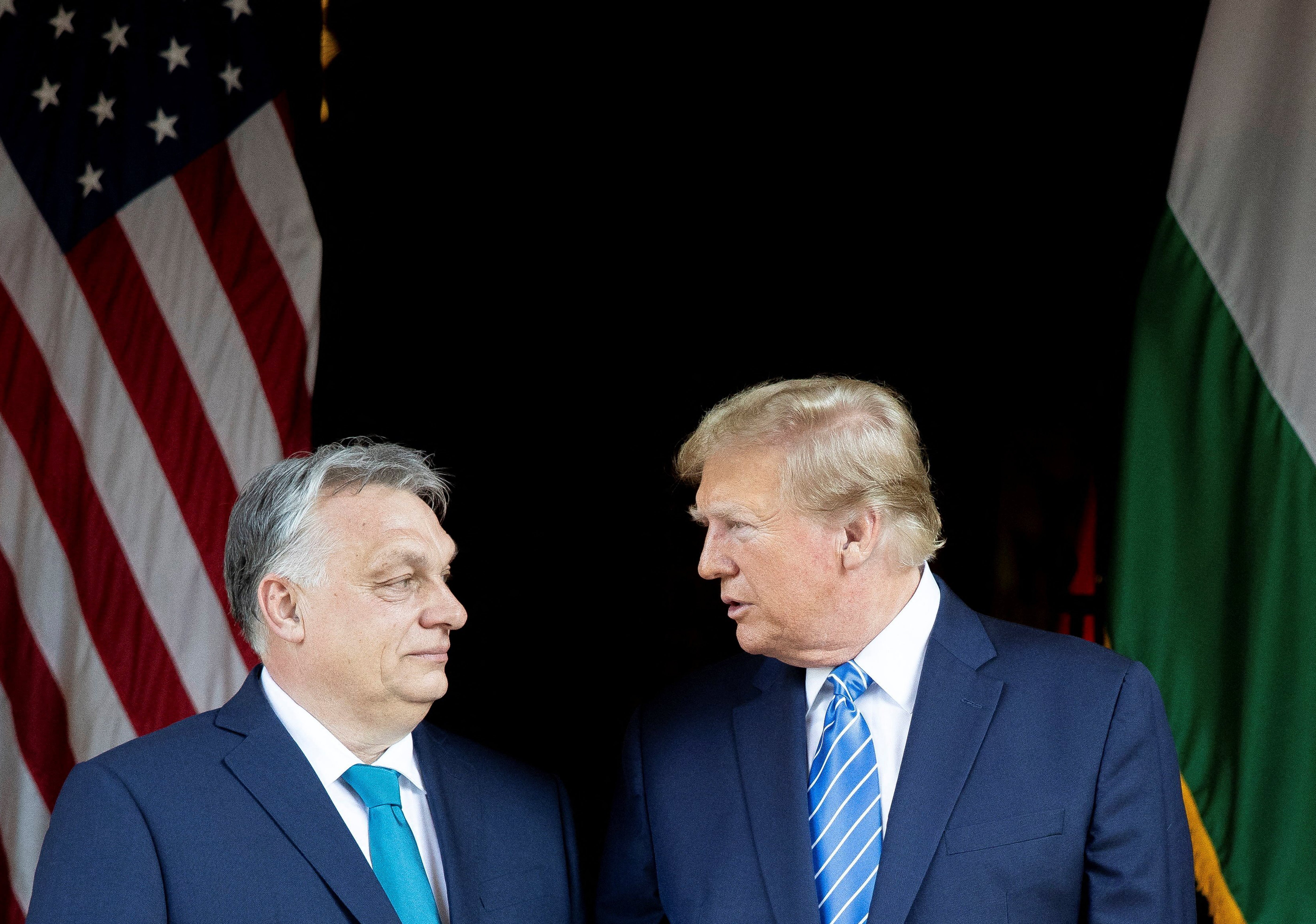 Donald Trump and Viktor Orbán pictured together meeting in March 2024. The Hungarian Prime Minister called the former US president his ‘good friend.’