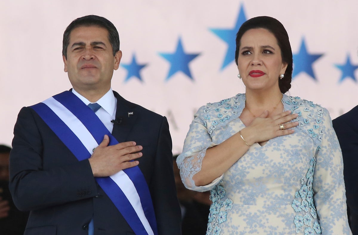 Honduras ex-first lady says presidential bid not meant to protect herself after husband's conviction