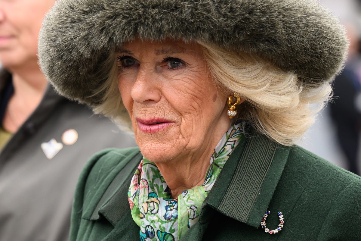 Queen Camilla joins Zara Tindall and Princess Eugenie for ‘Style Wednesday’ at Cheltenham