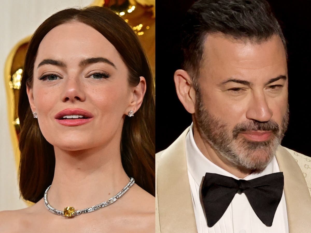 Oscars viewers think Emma Stone called Jimmy Kimmel &lsquo;p****&rsquo; after &lsquo;rubbish&rsquo; Poor Things joke