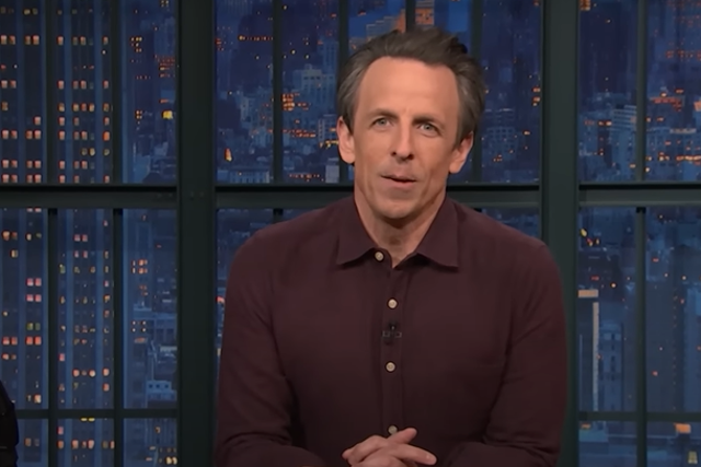 <p>Seth Meyers has previously criticised Donald Trump for his dictator comments </p>
