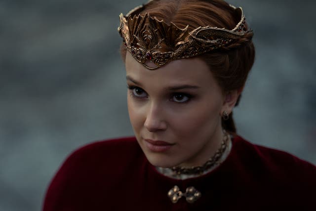<p>Prin-cesspit: Millie Bobby Brown as the put-upon royal-to-be in Netflix’s ‘Damsel’</p>